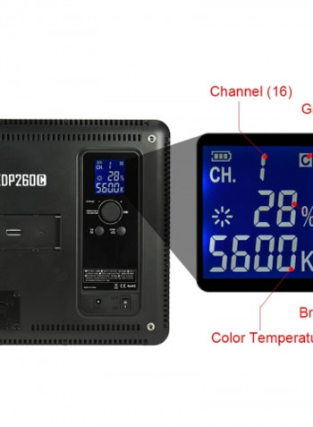 LED Ultra-Thin Video Light Panel With Remote Control White