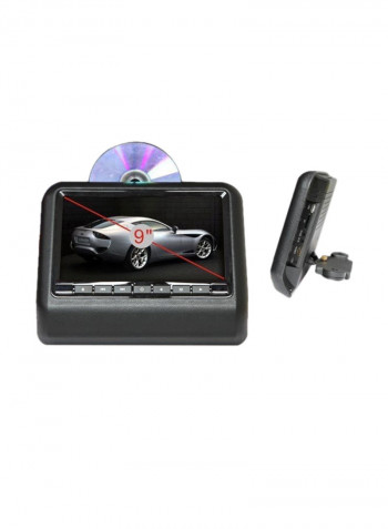 Car Backseat DVD Headrest Pair With 9-inch Digital Panel