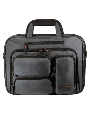 Corporate Laptop Brief Style Bag For 16-Inch غرافيتي