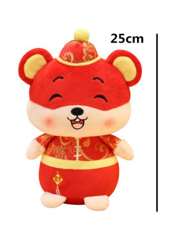 Plush Toy Cartoon Mouse Shaped New Year Gift Toy