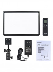 Ledp260C Ultra-Thin 30W Dimmable Led Video Light Panel Lamp 3200K-5600K Bi-Color Temperature W Wireless Remote Control Handle For Cannon Nikon Sony Digital Dslr Camera Studio Photography