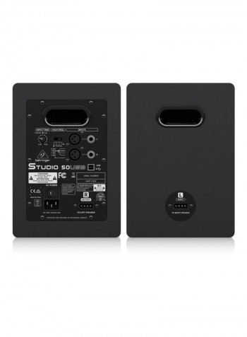 2-Piece Monitor Speaker Set STUDIO50USBPair Black