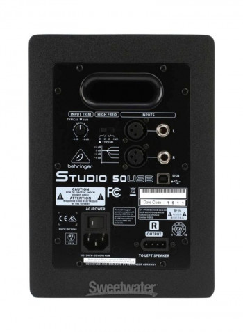 2-Piece Monitor Speaker Set STUDIO50USBPair Black
