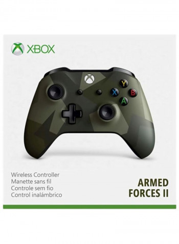 Armed Forces ll Wireless Controller For XBox One - Green/Black