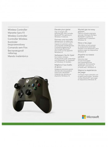 Armed Forces ll Wireless Controller For XBox One - Green/Black