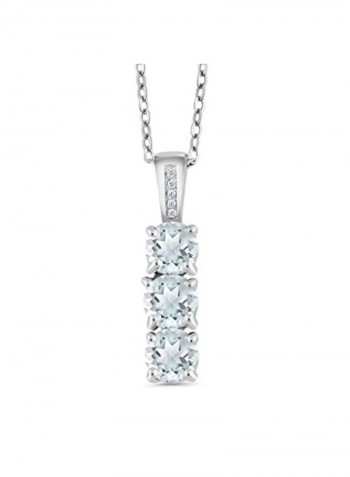 1.24 Ct Diamond Pendant Necklace