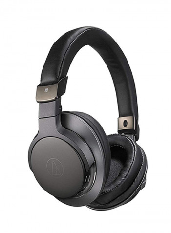 High-Resolution Wireless Over-Ear Headphones Black