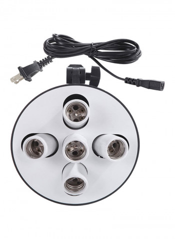 Video Continuous Lighting Kit Photography Light Stand Black