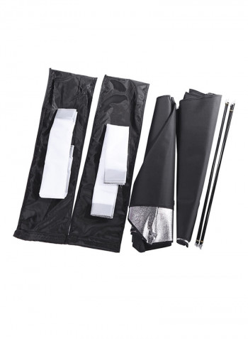 Video Continuous Lighting Kit Photography Light Stand Black