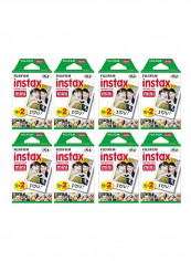 Pack Of 8 Instax Mini Instant Film 3.4x2.13inch Multicolour