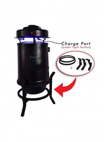 Outdoor Bug Zapper Black