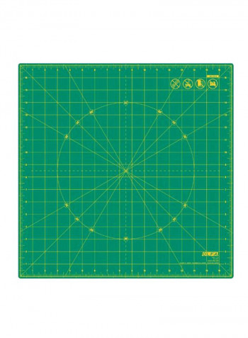 Rotating Self-Healing Rotary Mat Green/Yellow