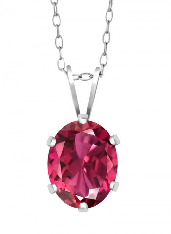 Sterling Silver Metal Pendant Necklace