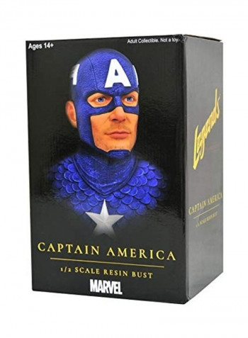 Legends in 3-Dimensions Marvel Comics Captain America  Scale Bust 13x8x7inch