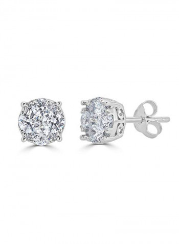 1/2 Ct Diamond Stud Earrings