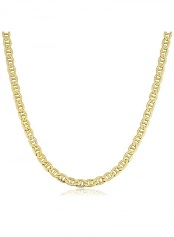 14 Karat Filled Mariner Link Chain Necklace