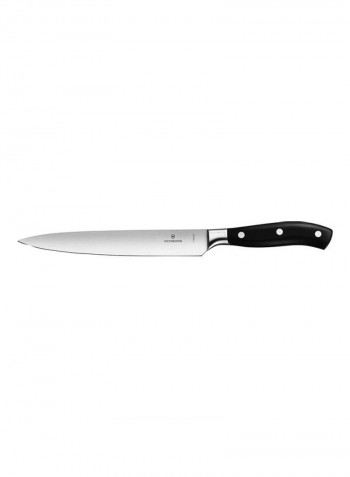 2-Piece Slicing Knife & Carving Fork Set Black