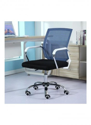 Office Comfortable Simple Desk Chair Blue/Black
