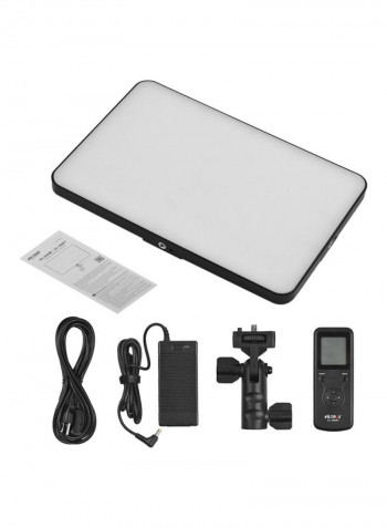 Professional Remote Controller LED Video Light Black