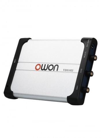 Dual Channel Virtual USB Oscilloscope Silver/Black