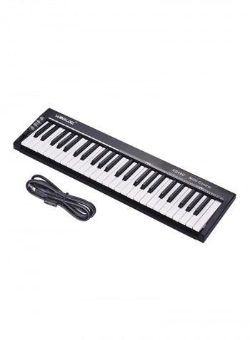 KS49C-A 49-Key USB MIDI Keyboard Controller With Pedal Jack