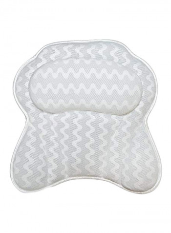 Quilted Air Bath Pillow White