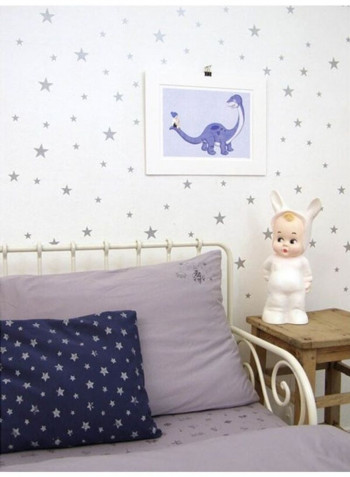 Cartoon Children's Room Pvc Wall Stickers Silver 60 x 90cm
