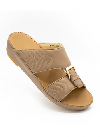 Carlo Arabic Footwear 1395 Size 6 Beige