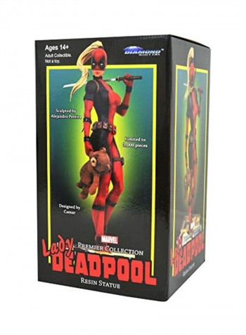 Lady Deadpool Resin Statue 14X8X8inch