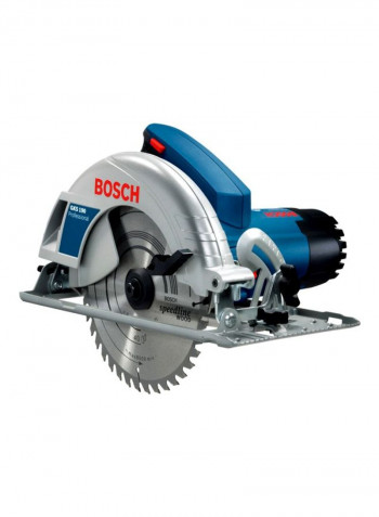 Professional Hand-Held Circular Saw Blue/Silver 9inch