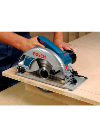 Professional Hand-Held Circular Saw Blue/Silver 9inch