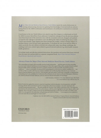 Set Of 2 Mayo Clinic Internal Medicine Board Review Paperback 10