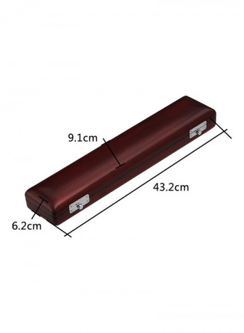 Wooden Case For 17-Hole Flute