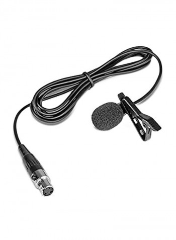 Omnidirectional Lavalier Condenser Microphone With Mini XLR Connector C417L Matte Black