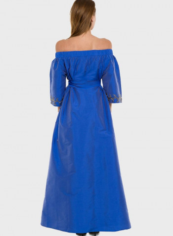 Bardot Dress Blue
