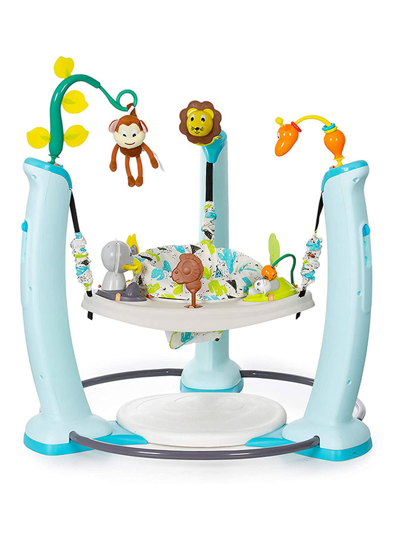 ExerSaucer Jump & Learn Stationary Baby Jumper, Jungle Quest