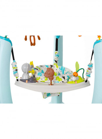 ExerSaucer Jump & Learn Stationary Baby Jumper, Jungle Quest