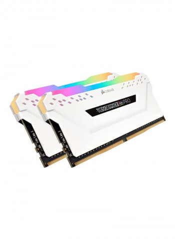 2-Piece Vengeance RGB Pro DDR4 RAM 8GB White/Pink/Blue