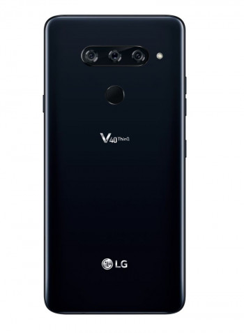 V40 ThinQ Dual Sim Aurora Black, 6GB RAM, 128GB LTE