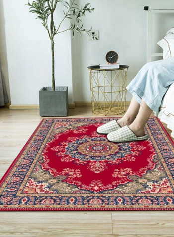 1 Piece Rug Soft Rectangle Flower Print Living Room Bedside Floor Mat multicolour 140*200(W*L)cmcm