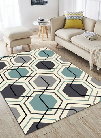 Home Floor Nordic Style Geometric Pattern Anti-Slip Cozy Rug multicolour 140*200(W*L)cmcm