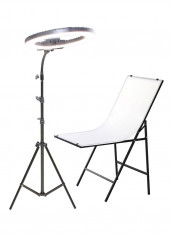 Dimmable Ring Light With Chair Black/White reviews Dimmable Ring Light With Chair Black/White