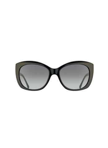 Women's Full Rim Cat Eye Sunglasses - Lens Size: 55 mm