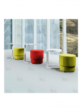 Simple Small Desk White 70x70x50cm