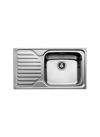 Classic Max 1B 1D Inset Stainless Steel 1 Bowl Sink Silver 860x500x200mmmm