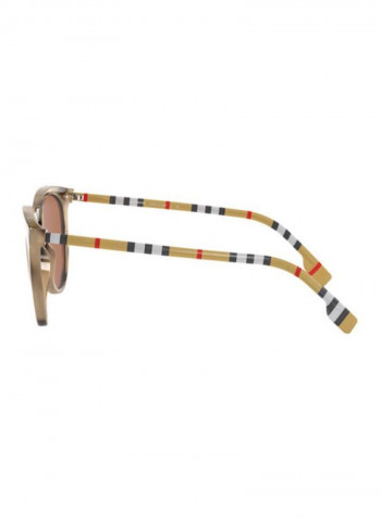 Women's Full Rim Round Sunglasses - Lens Size: 54 mm