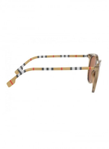 Women's Full Rim Round Sunglasses - Lens Size: 54 mm