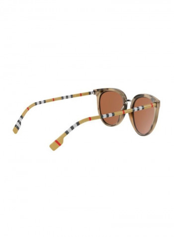 Women's Full Rim Round Sunglasses - Lens Size: 54 mm
