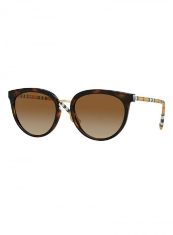 Women's Full Rim Round Sunglasses - Lens Size: 54 mm