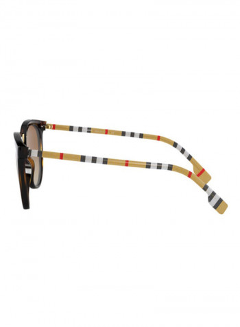 Women's Full Rim Round Sunglasses - Lens Size: 54 mm